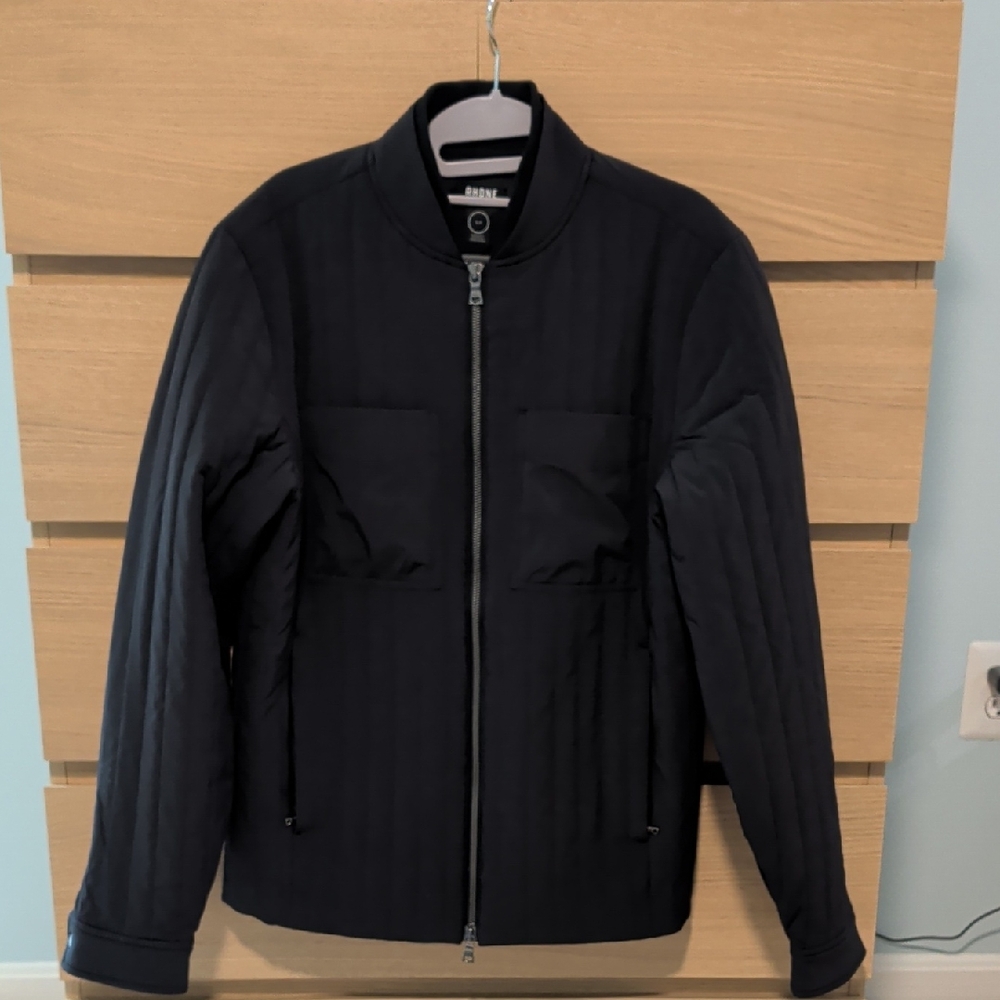 Rhone Men's Black Quilted Jacket